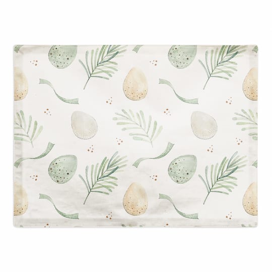 Easter Eggs And Ribbons 2 18" x 14" Poly Twill Placemat